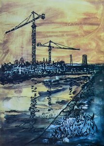 Kraner ved kanalen af Brenda Brin Booker